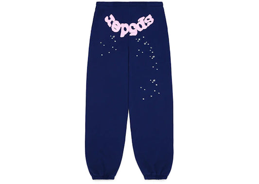 Sp5der OG Web Sweatpants Navy