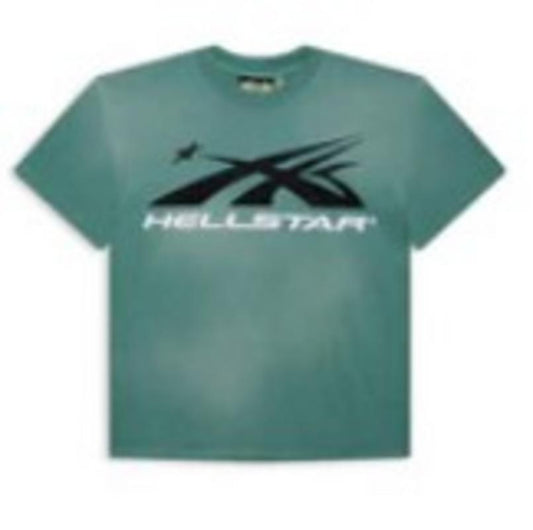 Hellstar Sports Logo T-Shirt Green