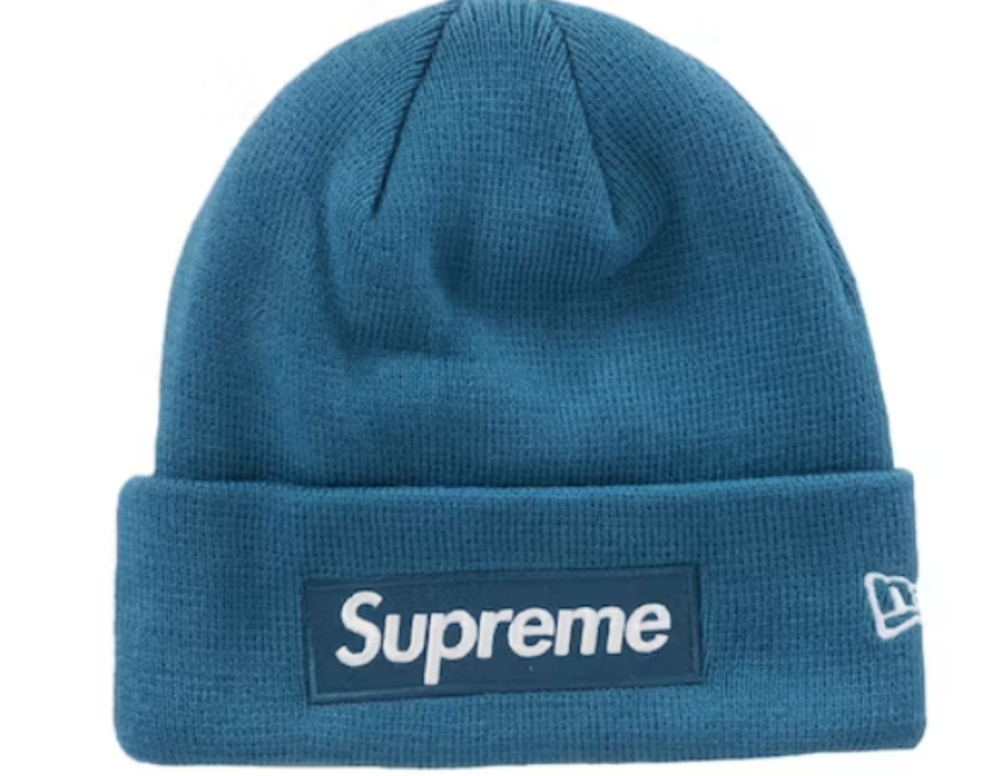 Supreme New Era Beanie BOGO Blue