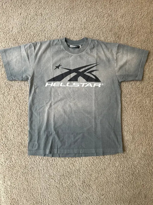 Hellstar Sport Logo T-Shirt "Grey"