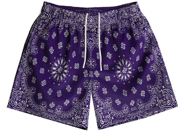 Bravest Studios Paisley Shorts Purple