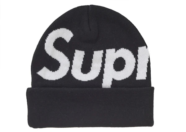 Supreme Big Logo Beanie (FW24) Black