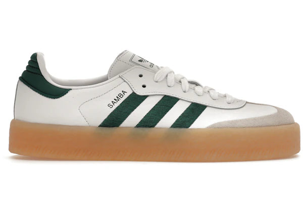 adidas Sambae White Collegiate Green Gum (Women's)